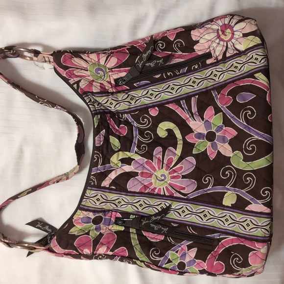 Vera Bradley Purple Punch Shoulder Bag - Picture 2 of 16